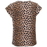 Liberté Liberté Damen t-shirt 9581 ALMA T-shirt LUX LEO NEON ORANGE