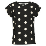 Liberté Liberté Damen t-shirt 9581 ALMA T-shirt black big dot