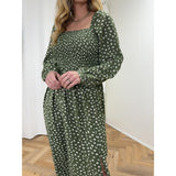 Liberté Liberté Kleid GRO Dress ARMYGREEN FLOWER
