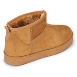 SHOES Lillie Damen Teddy Winterstiefel WD148 Restudsalg Camel