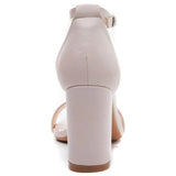 SHOES Lis Damen plateau P-6398-1 Restudsalg Beige