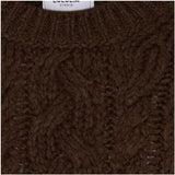 LULULIA Lululia Dame Strick LuThilde 8187 Knit DarkBrownZ9008