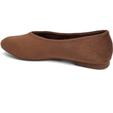 SHOES Luppa Damen Ballerina Schuhe 9871 Shoes Mocca