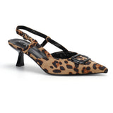 SHOES Malvina Damen High Heels 77-589 Shoes Leopard