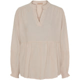 MARTA DU CHATEAU Marta Du Chateau Damen Bluse MdcAlberta Restudsalg Sabbia