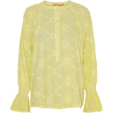 MARTA DU CHATEAU Marta Du Chateau Damen Bluse MdcBianca Restudsalg Giallo Cold Wash