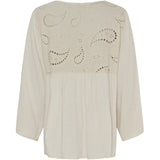 MARTA DU CHATEAU Marta Du Chateau Damen Bluse MdcCaterina 5616 Restudsalg Sabbia
