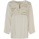 MARTA DU CHATEAU Marta Du Chateau Damen Bluse MdcCaterina 5616 Restudsalg Sabbia