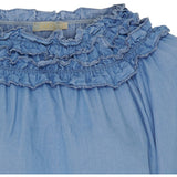 MARTA DU CHATEAU Marta Du Chateau Damen Bluse MdcJulietta Blouse Light blue