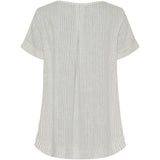 MARTA DU CHATEAU Marta Du Chateau Damen Bluse MdcNatalie Restudsalg Panna Grey Stripe