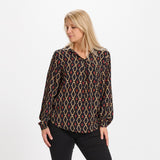 MARTA DU CHATEAU Marta Du Chateau Damen Hemd - 8128 Restudsalg Black24