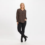 MARTA DU CHATEAU Marta Du Chateau Damen Hemd - 8128 Restudsalg Black24