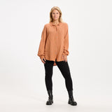 MARTA DU CHATEAU Marta Du Chateau Damen Hemd 7049 Restudsalg Coccio