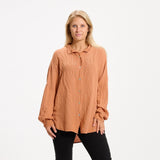 MARTA DU CHATEAU Marta Du Chateau Damen Hemd 7049 Restudsalg Coccio