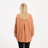 MARTA DU CHATEAU Marta Du Chateau Damen Hemd 7049 Restudsalg Coccio