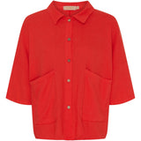 MARTA DU CHATEAU Marta Du Chateau Damen Hemd MdcMinna Shirt Red