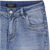 MARTA DU CHATEAU Marta Du Chateau Damen Jeans Emma 2606 Jeans Denimbluedenim