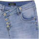 MARTA DU CHATEAU Marta Du Chateau Damen Jeans Emma 26115 Jeans Denimbluedenim