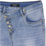 MARTA DU CHATEAU Marta Du Chateau Damen Jeans Emma 26115 Restudsalg Denimbluedenim