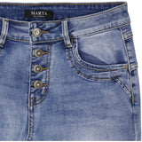 MARTA DU CHATEAU Marta Du Chateau Damen Jeans Emma 2648 Jeans Denimbluedenim