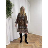 MARTA DU CHATEAU Marta Du Chateau Damen Kleid 1240 Restudsalg Tabacco