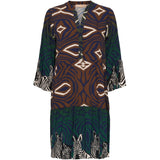 MARTA DU CHATEAU Marta Du Chateau Damen Kleid 1240 Restudsalg Tabacco11