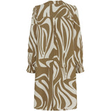MARTA DU CHATEAU Marta Du Chateau Damen Kleid MdcPernille Restudsalg Camello/Offwhite2732