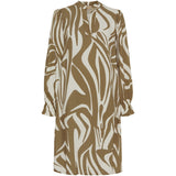 MARTA DU CHATEAU Marta Du Chateau Damen Kleid MdcPernille Restudsalg Camello/Offwhite2732