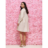 MARTA DU CHATEAU Marta Du Chateau Damen Kleid MdcViolet Restudsalg Beige250