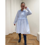 MARTA DU CHATEAU Marta Du Chateau Damen Kleid MdcViolet Restudsalg LightBlue64.