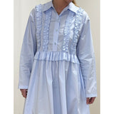MARTA DU CHATEAU Marta Du Chateau Damen Kleid MdcViolet Restudsalg LightBlue64.