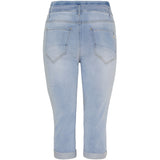 MARTA DU CHATEAU Marta Du Chateau Damen Knickers MdcArabela Restudsalg Denim