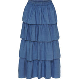 MARTA DU CHATEAU Marta Du Chateau Damen Rock MdcKlara Skirt Medium Blue