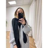 MARTA DU CHATEAU Marta Du Chateau Damen Schal 194007 Scarf Black