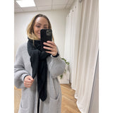 MARTA DU CHATEAU Marta Du Chateau Damen Schal 194007 Scarf Black