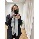MARTA DU CHATEAU Marta Du Chateau Damen Schal 194007 Scarf Light Grey Melange