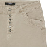 MARTA DU CHATEAU Marta Du Chateau Damen Shorts MdcSierra Restudsalg Beige