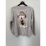 MARTA DU CHATEAU Marta Du Chateau Damen Strick MdcCoraline 9852 Knit Fango Melange