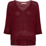 MARTA DU CHATEAU Marta Du Chateau Damen Strickjacke 7010 Knit Bordeaux2051