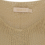MARTA DU CHATEAU Marta Du Chateau Damen Strickjacke 7010 Knit Camello2651