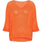 MARTA DU CHATEAU Marta Du Chateau Damen Strickjacke 7010 Knit Orange113