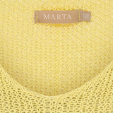 MARTA DU CHATEAU Marta Du Chateau Damen Strickjacke 7010 Knit Yellow108