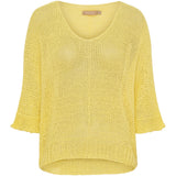 MARTA DU CHATEAU Marta Du Chateau Damen Strickjacke 7010 Knit Yellow108