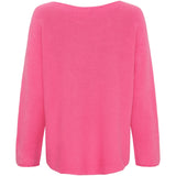 MARTA DU CHATEAU Marta Du Chateau Damen Strickjacke MDCDagmar 5001 Knit Fuxia Fluo