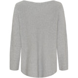 MARTA DU CHATEAU Marta Du Chateau Damen Strickjacke MDCDagmar 5001 Knit LightGrey4001