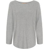 MARTA DU CHATEAU Marta Du Chateau Damen Strickjacke MDCDagmar 5001 Knit LightGrey4001