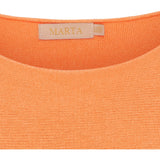 MARTA DU CHATEAU Marta Du Chateau Damen Strickjacke MdcSia 5003 Knit Orange Fluo