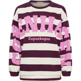 MARTA DU CHATEAU Marta Du Chateau Damen Sweatshirt MdcNerina Sweatshirt Bordeaux/Pink