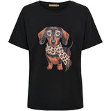 MARTA DU CHATEAU Marta Du Chateau Damen T-Shirt MDCINGE T-shirt Black