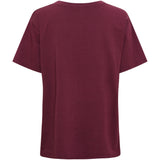 MARTA DU CHATEAU Marta Du Chateau Damen T-Shirt MDCINGE T-shirt Bordeaux